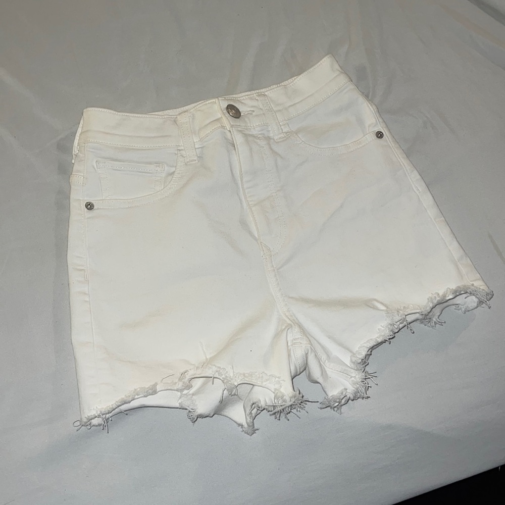 Express White Shorts High Waisted